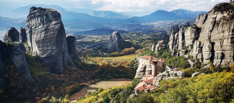 Massif des Météores, en Grêce